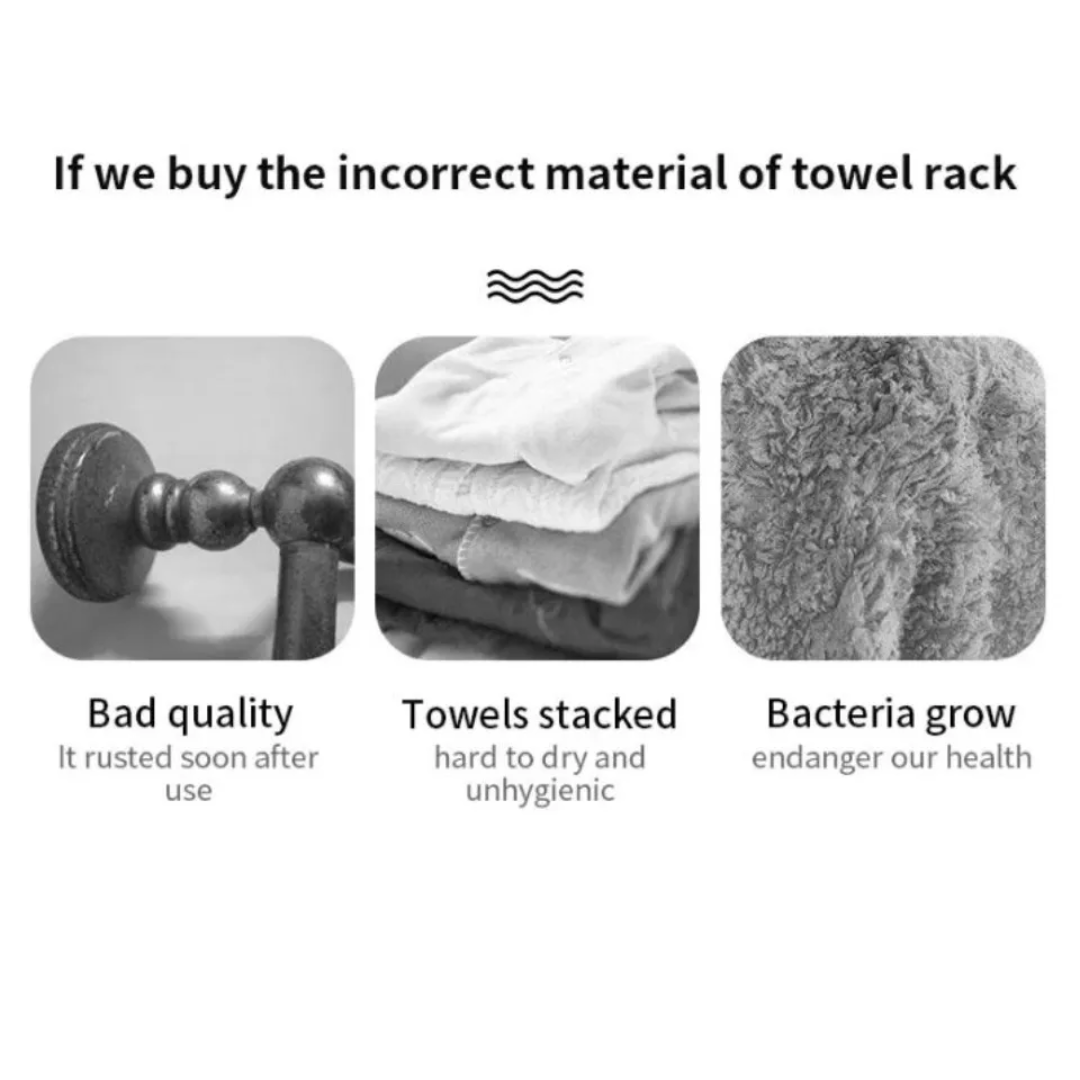 حامل تجفيف قابل للطي