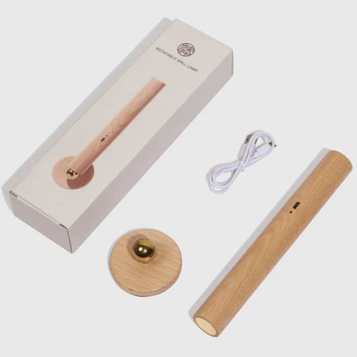 木製の壁掛けライト – 優雅さと自然の温もり