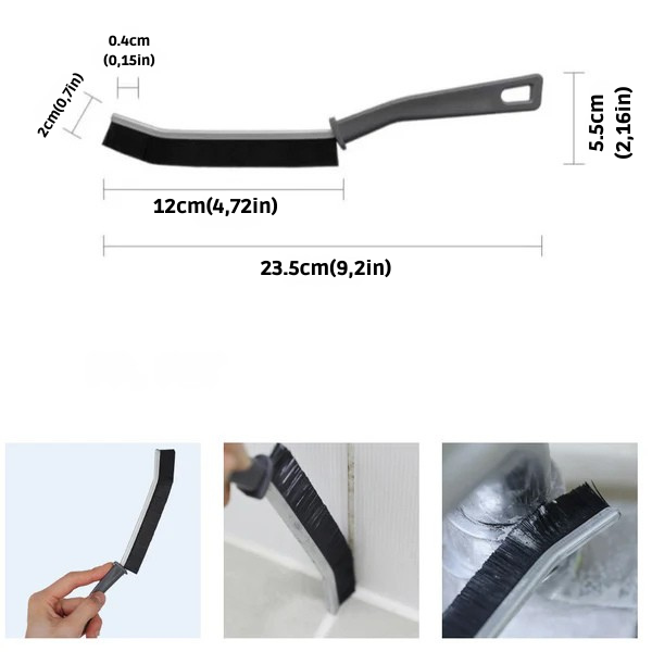 Cepillo de limpieza curvado con cerdas ultrafinas 