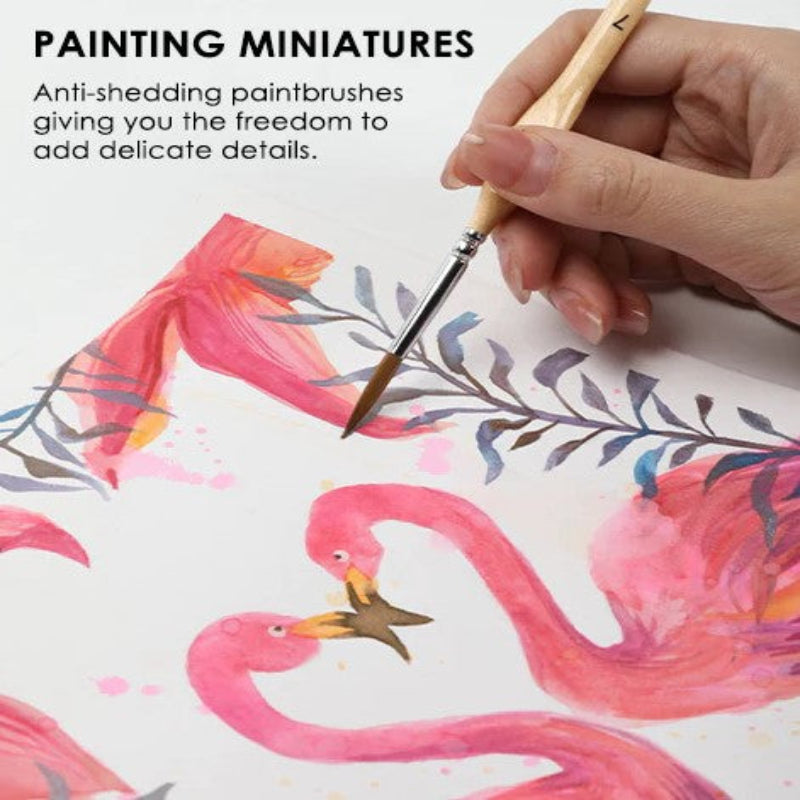 Pensule precise pentru detalii fine și perfecte (x11) 