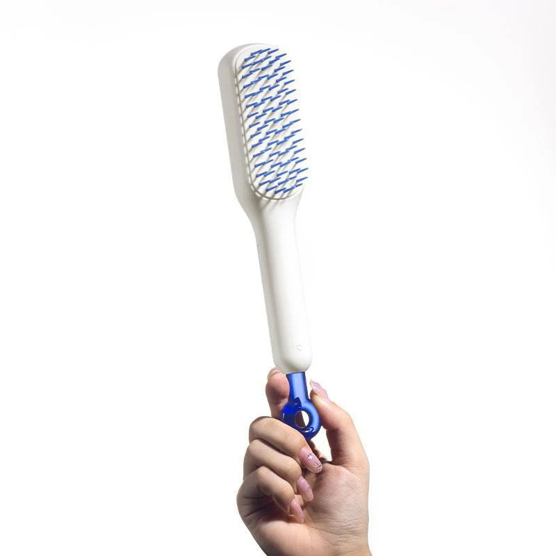 Heated smoothing brush for soft and shiny hair 