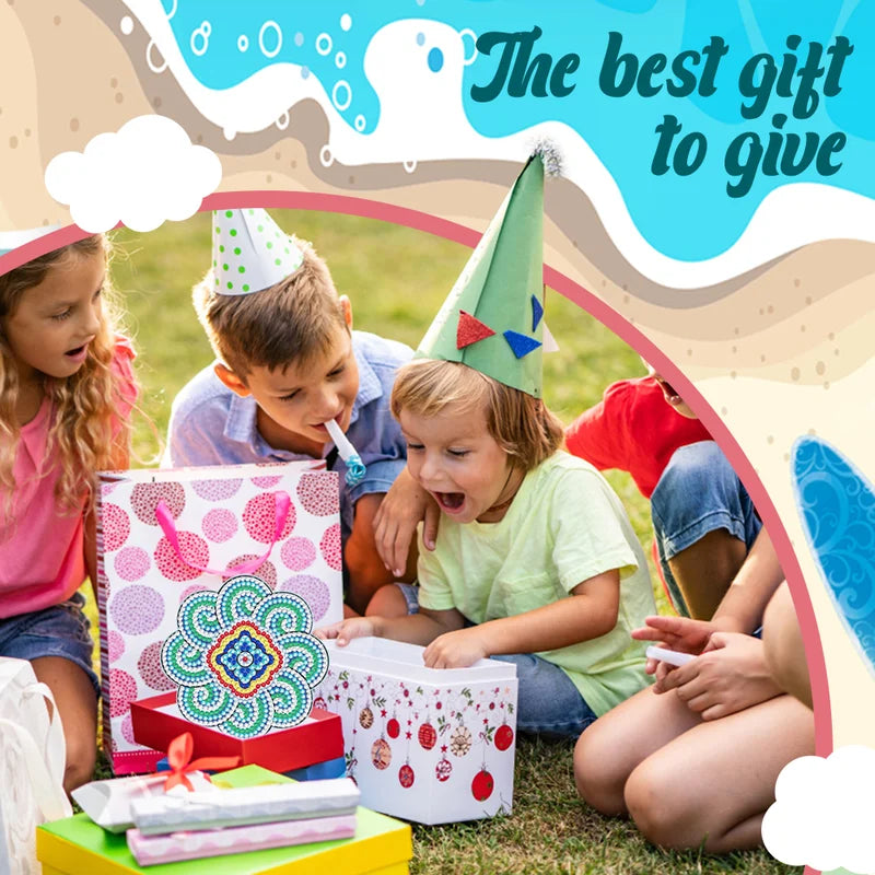 ストーン付きDIYコースターセット 