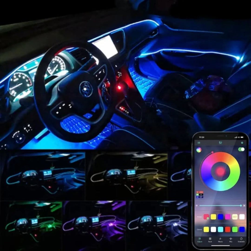 Oświetlenie LED do stylowego wnętrza samochodu 