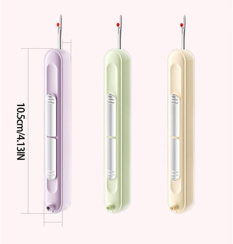 2-in-1 naaigereedschap – Praktische naaldinrijger en tornmes (x2) 