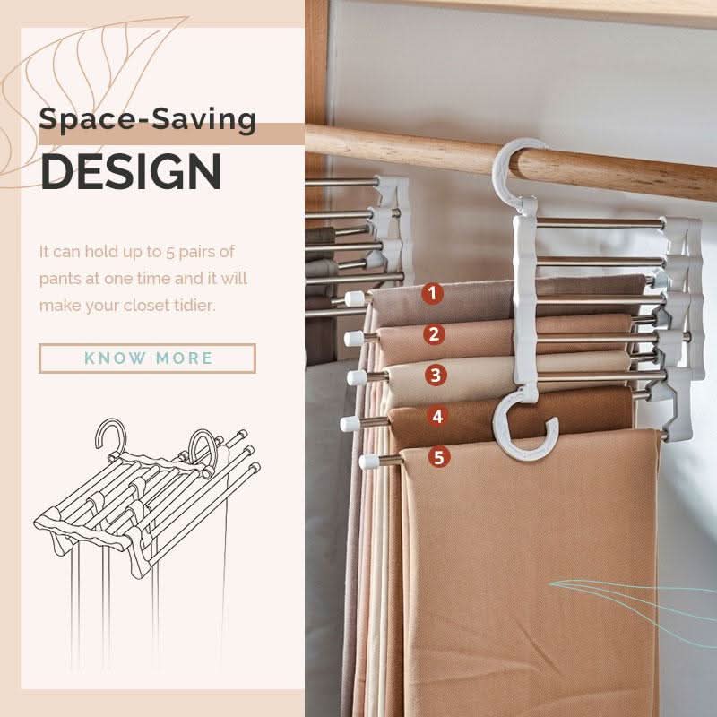 Multifunctional trouser hanger 