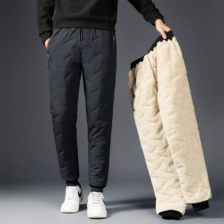 Mino-Pantalón de invierno de forro polar unisex 