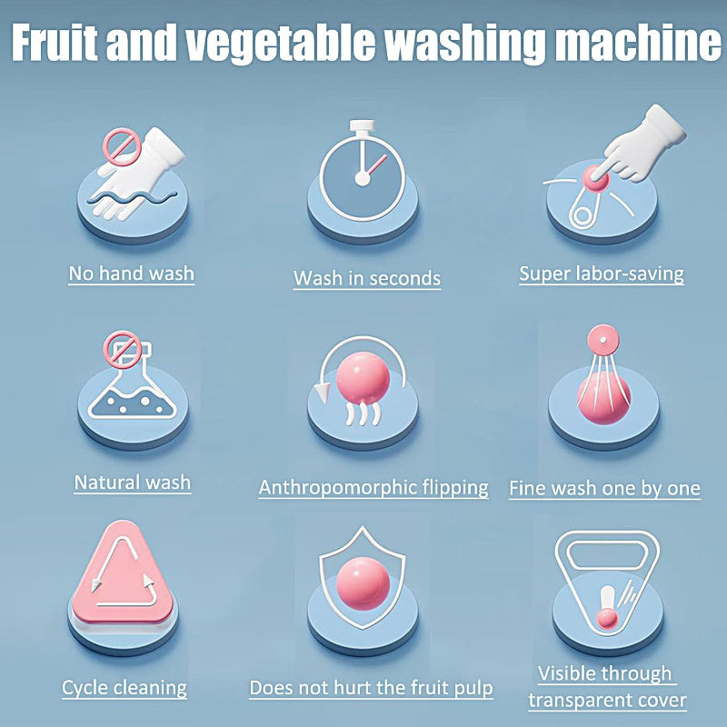 Perfekt rengöring av frukter utan ansträngning eller skalning 