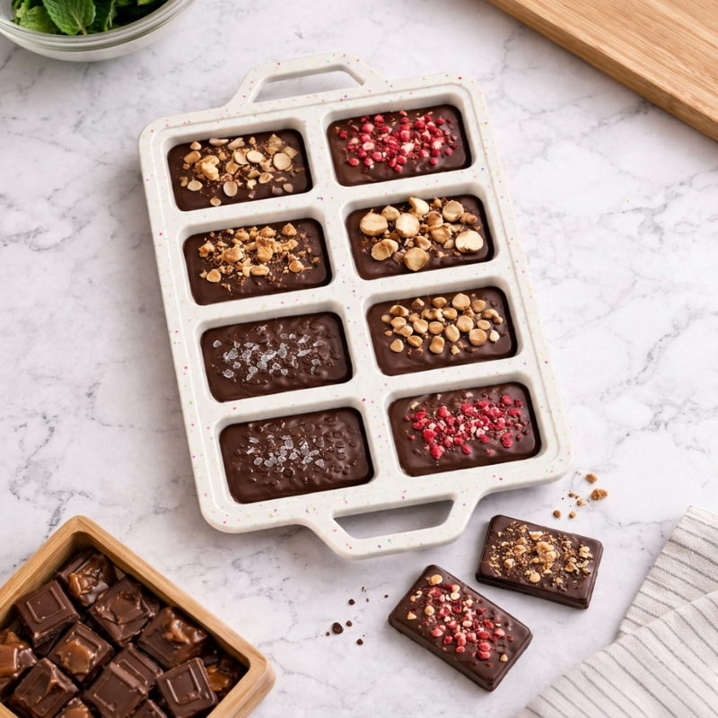 Moule multi-cavités pour desserts maison – découpe facile