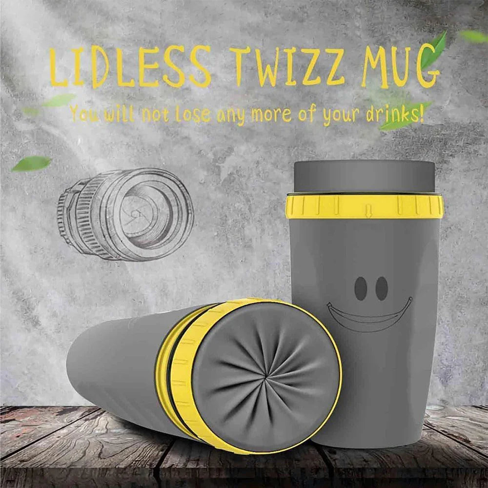 Auslaufsichere Tasse ohne Deckel – Trinken ohne zu verschütten 