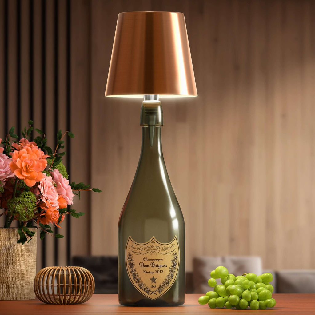 Trådlös Flasklampa – Elegant och Original Belysning 