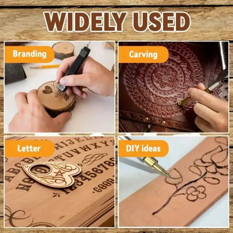 Kit de pyrogravure en bois pour artistes