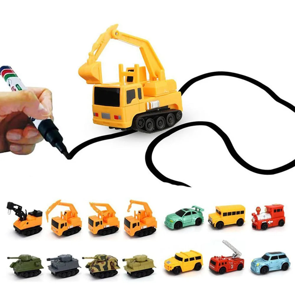 A varázslatos autó, amely követi a rajzaidat, mintha varázslat lenne 