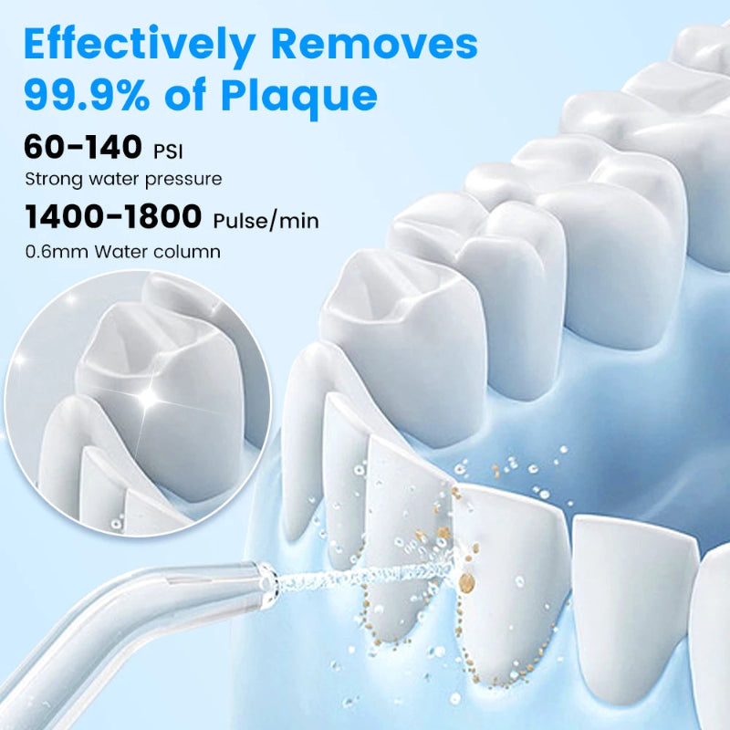 Wiederaufladbares Hydropulse-Gerät für Zahnpflege 