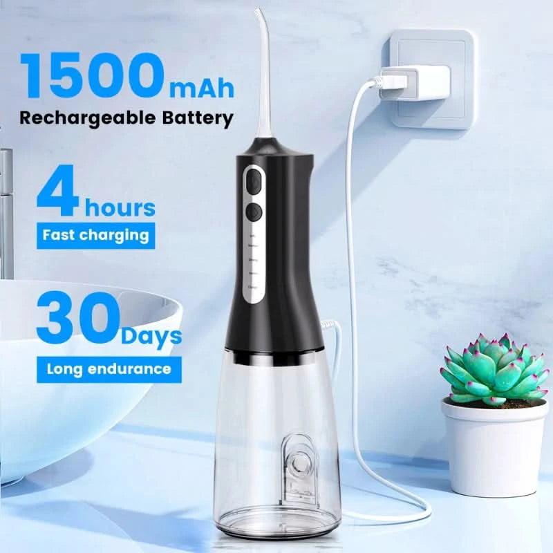 Nabíjateľný Hydropulse na dentálnu starostlivosť 