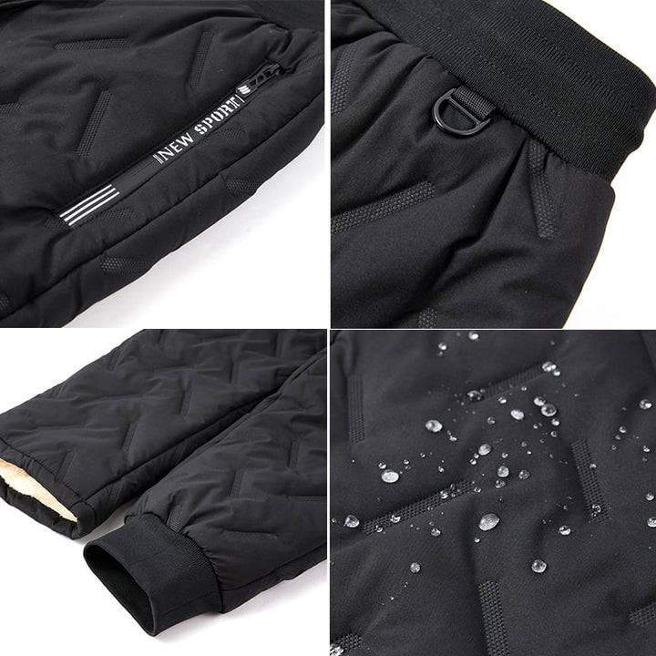 Mino-Pantalón de invierno de forro polar unisex 