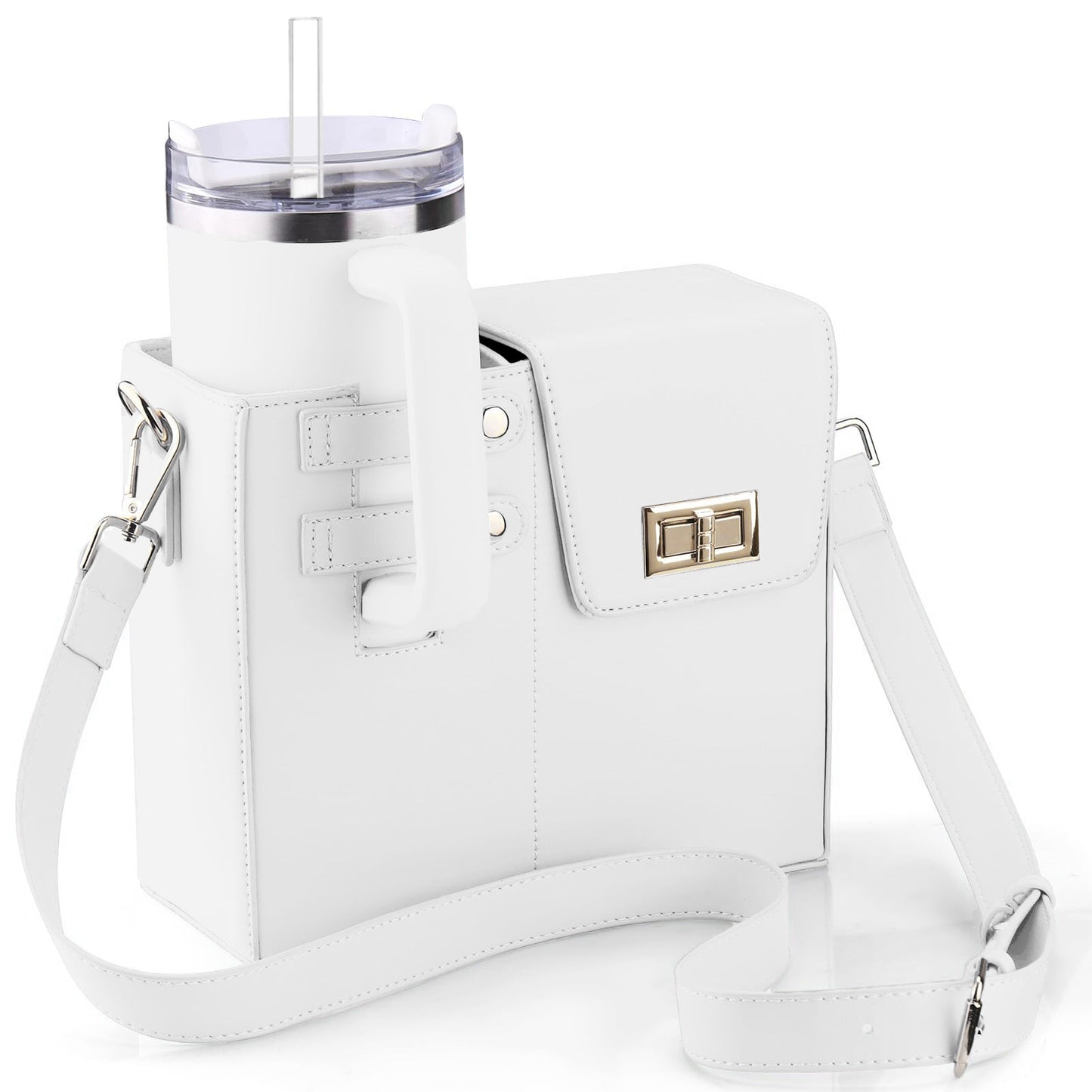 Borsa elegante con portabevande integrato per donne attive 