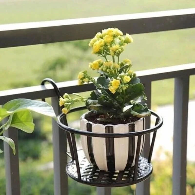 Support suspendu pour pots de fleurs