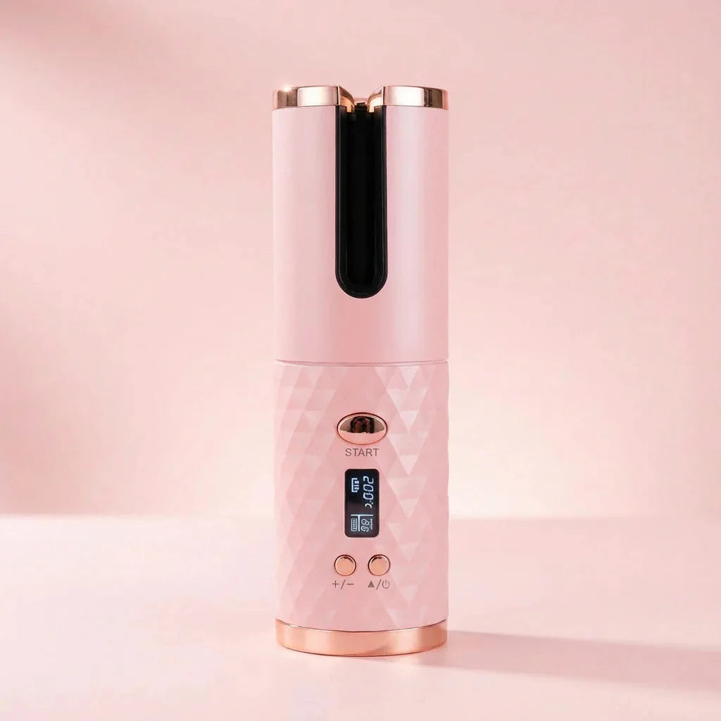 ポータブル コードレスカールアイロン — ピンク、写真 13