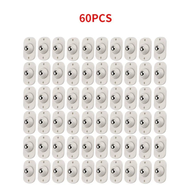 Μίνι αυτοκόλλητοι τροχοί για εύκολη κινητικότητα 