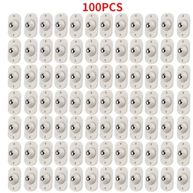 Μίνι αυτοκόλλητοι τροχοί για εύκολη κινητικότητα 