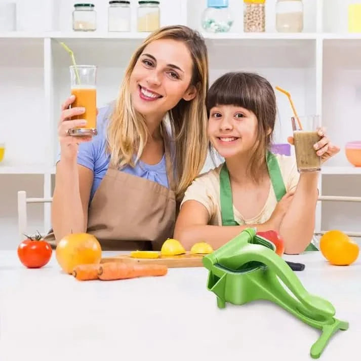 A homemade fresh juice without effort or electricity 